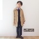 【廃版アウトレットセール40%】ステンカラーコート 110 120 130cm お受験 小学校受験 （8172-5402）