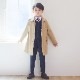 【廃版アウトレットセール40%】ステンカラーコート 110 120 130cm お受験 小学校受験 （8172-5402）