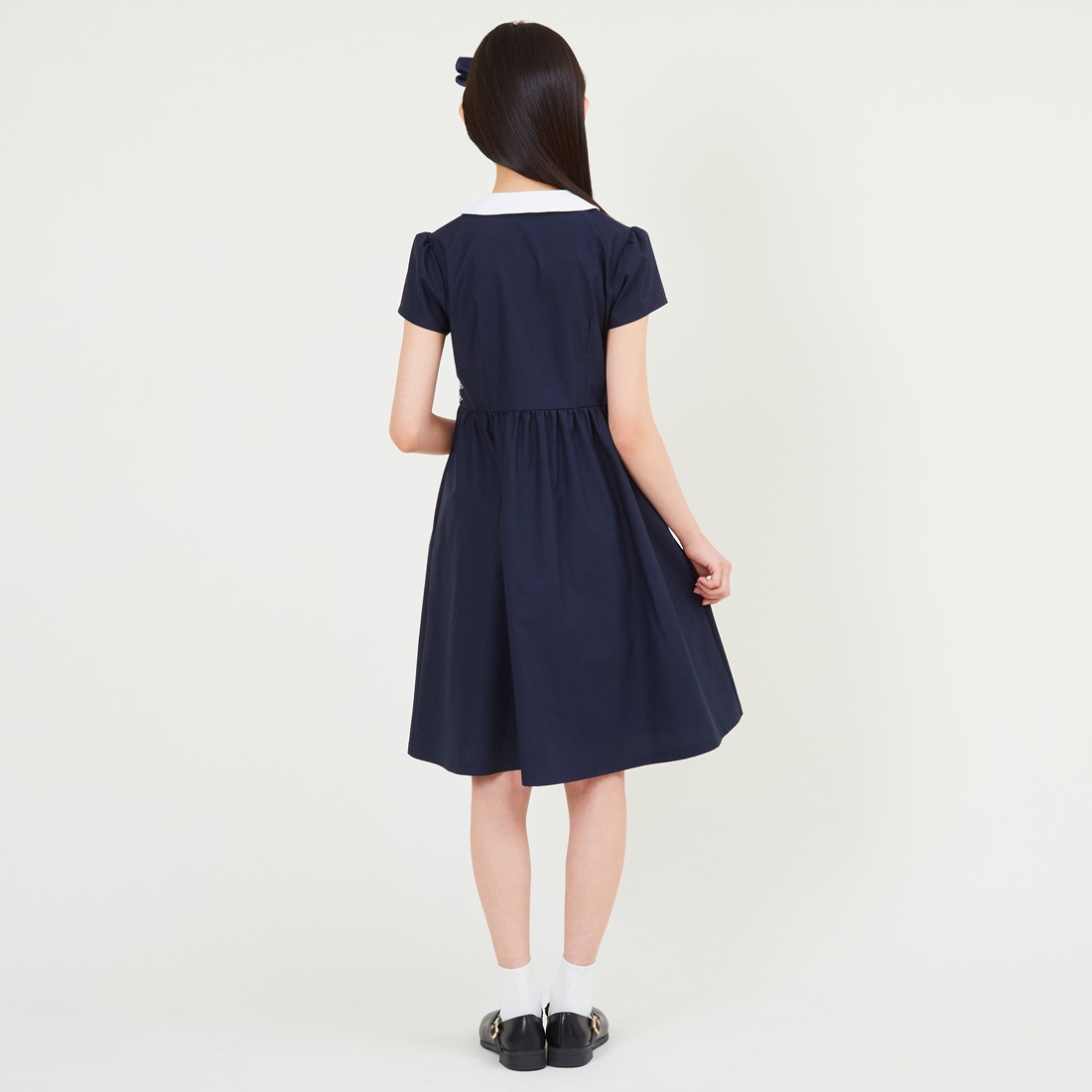 スモッキング刺しゅうワンピース 100 110 120 130cm (8236-2300)