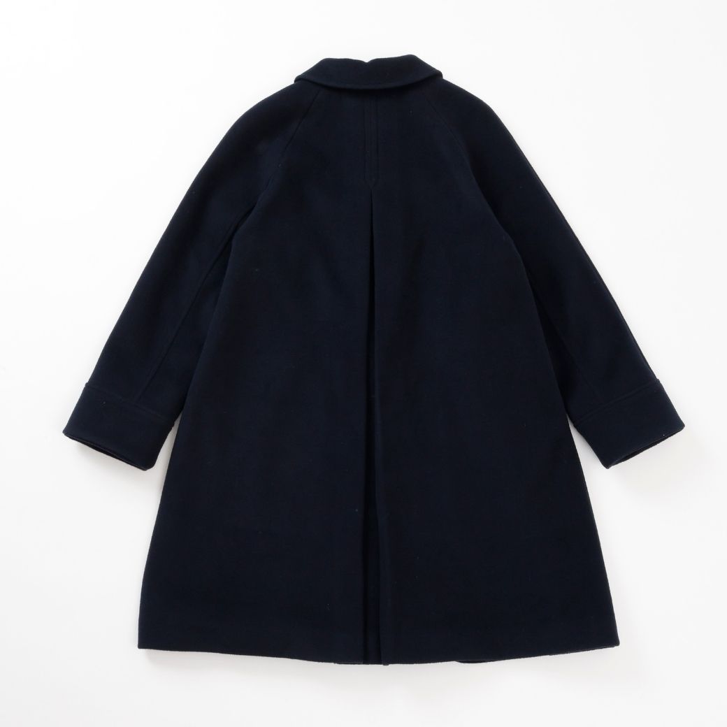 【ジュニア】ラグランスリーブステンカラーコート 140 150 160cm (2572-7518) CHOPIN blue/ショパンブルー