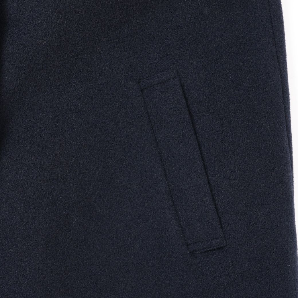 【ジュニア】ラグランスリーブステンカラーコート 140 150 160cm (2572-7518) CHOPIN blue/ショパンブルー