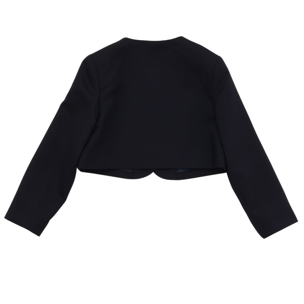 ノーカラーボレロ 90 100 105 110 115 120 130cm (2432-2371) CHOPINblue/ショパンブルー