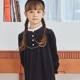 【SALE40％OFF】ベロアクラシックワンピース 110 120 130 140cm (2476-7346) CHOPINblue/ショパンブルー