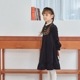【SALE40％OFF】ベロアクラシックワンピース 110 120 130 140cm (2476-7346) CHOPINblue/ショパンブルー