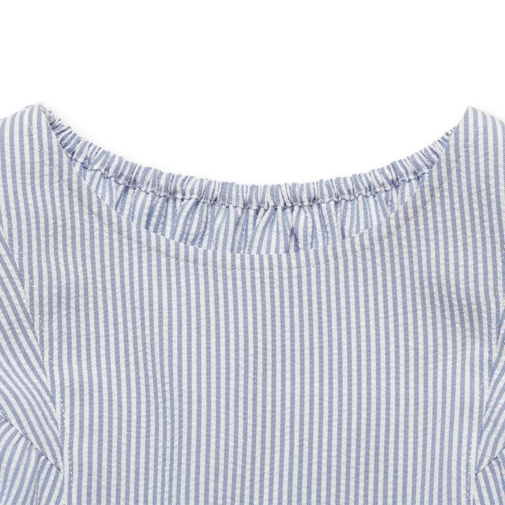 【ファイナルセール50%OFF】COOLMAXブラウス 140 150 160cm (2433-7559) CHOPINblue/ショパンブルー