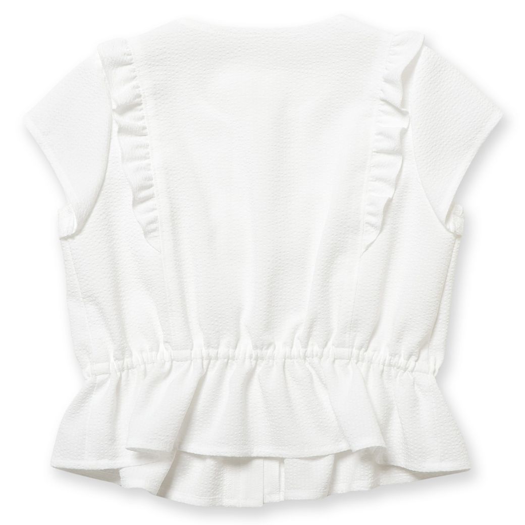 【ファイナルセール50%OFF】COOLMAX前開きブラウス 110 120 130 140cm (2433-7361) CHOPINblue/ショパンブルー