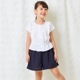【ファイナルセール50％OFF】COOLMAX前開きブラウス 110 120 130 140cm (2433-7361) CHOPINblue/ショパンブルー