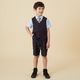 【WEB限定】半袖ベーシックシャツ 100 110 120 130cm（2433-5401) CHOPINblue/ショパンブルー