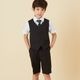 【WEB限定】半袖ベーシックシャツ 100 110 120 130cm（2433-5401) CHOPINblue/ショパンブルー