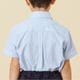【WEB限定】半袖ベーシックシャツ 100 110 120 130cm（2433-5401) CHOPINblue/ショパンブルー