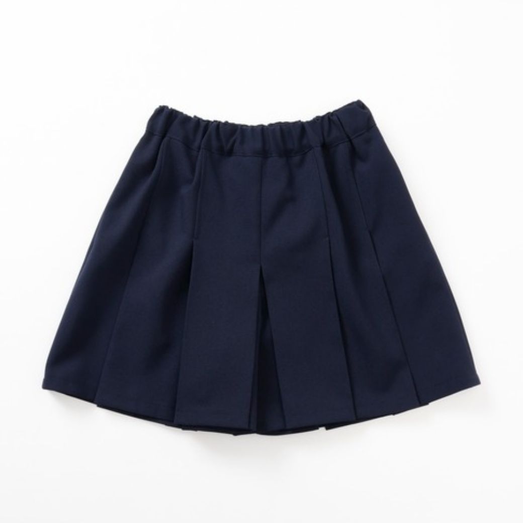 タックプリーツキュロットスカート 110 120 130 140cm (2574-7304) CHOPINblue/ショパンブルー
