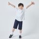 【WEB限定】ベーシックハーフパンツ 100 110 120 130cm (2435-5402) CHOPINblue/ショパンブルー