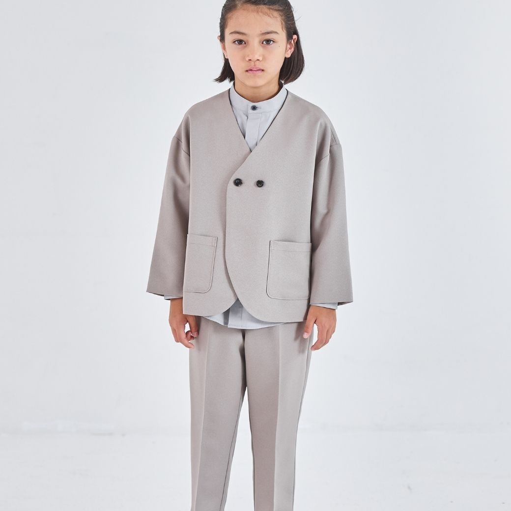 【WEB限定】ノーカラーセットアップ 100 110 120 130cm (2471-5451) CHOPINblue/ショパンブルー