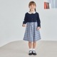 【SALE20％OFF】チェックドッキングワンピース 100 110 120 130cm (8496-7300) CHOPIN/ショパン