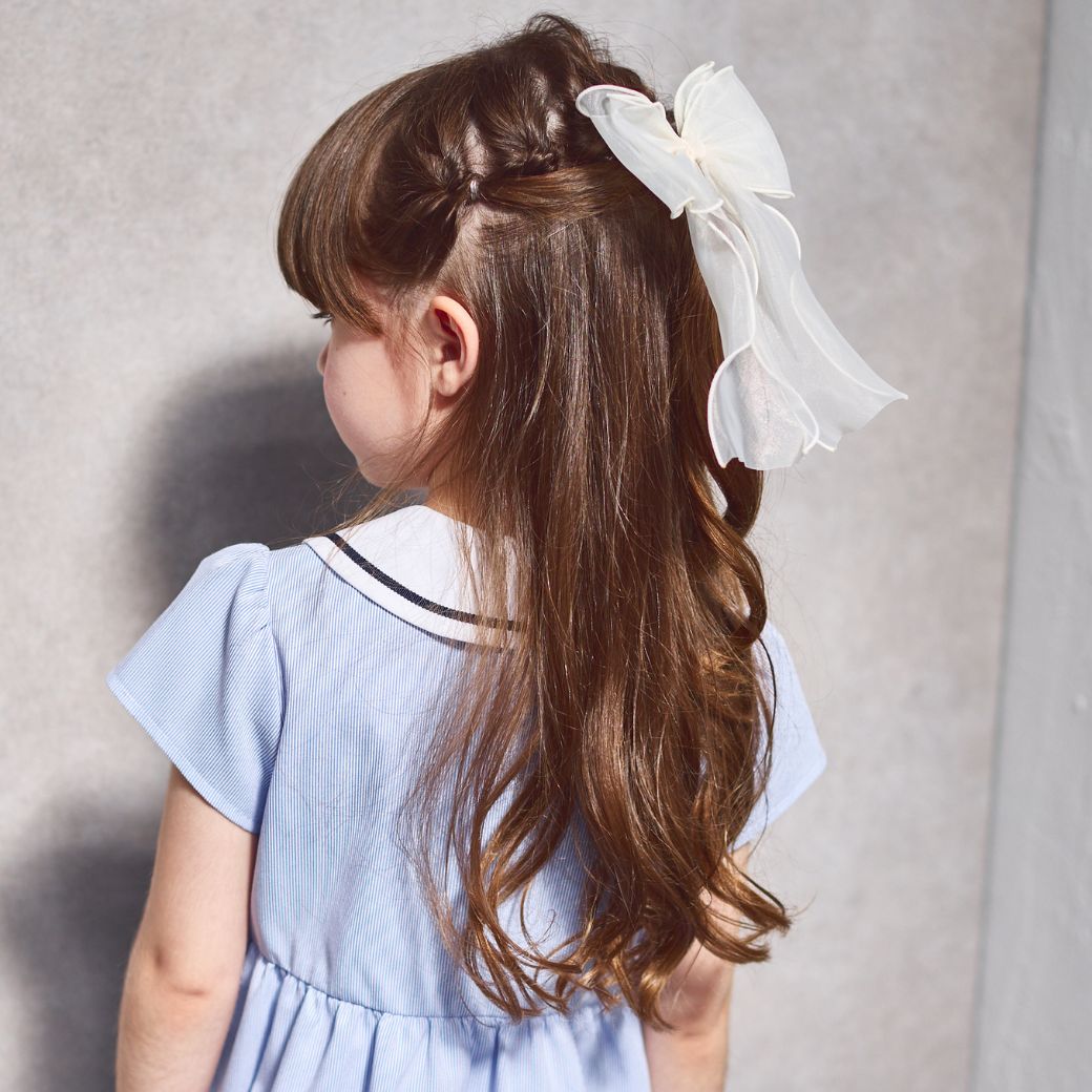 オーガンジーリボンヘアゴム (8290-0041)