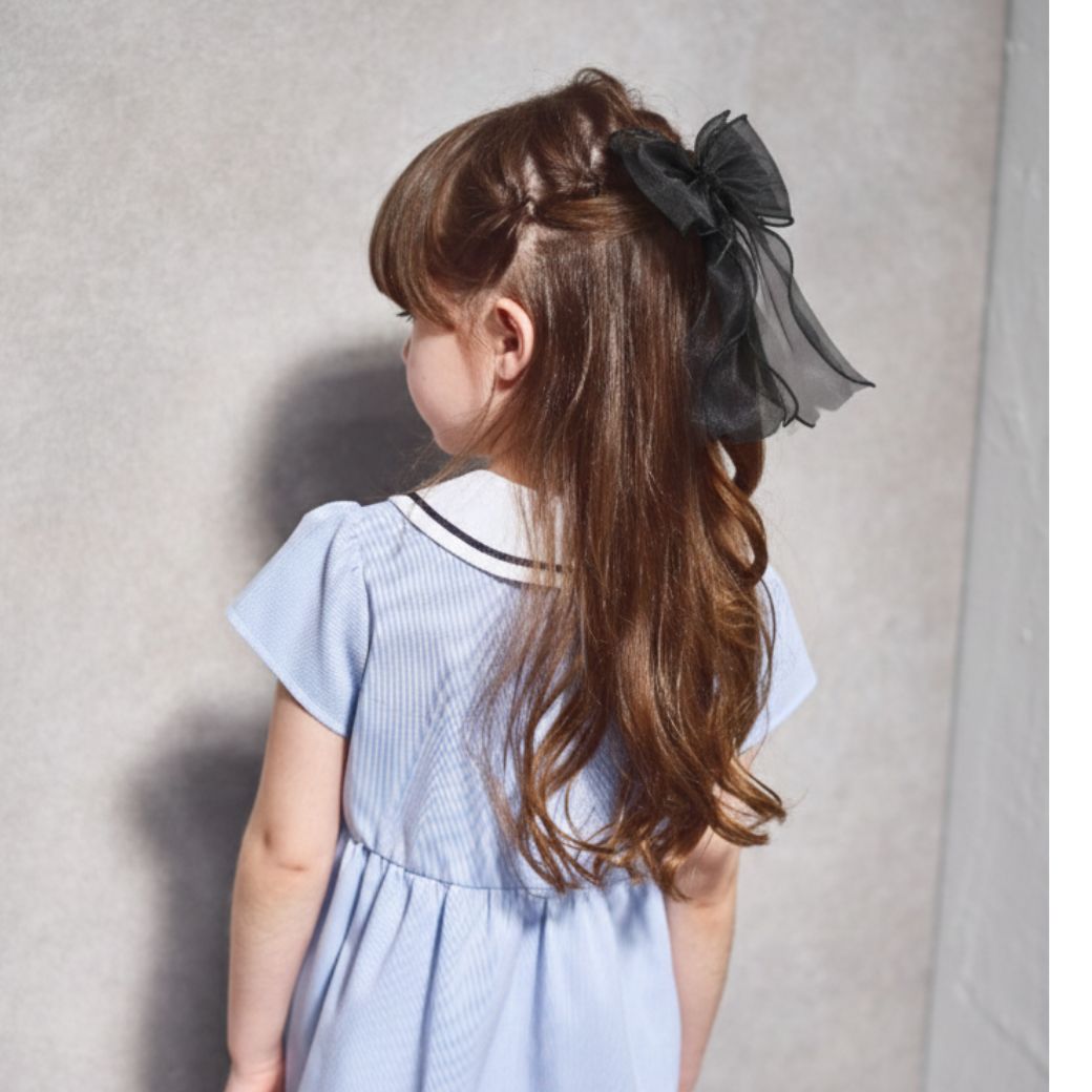 オーガンジーリボンヘアゴム (8290-0041)