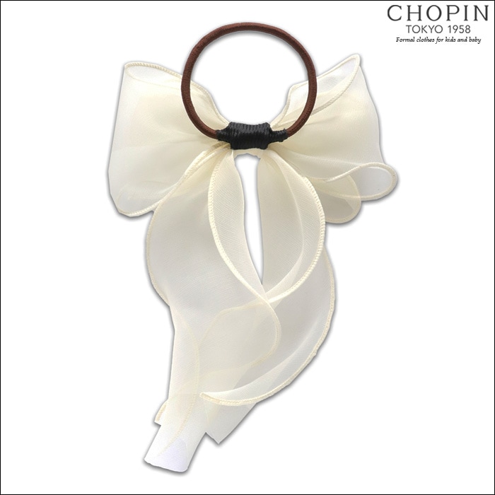 オーガンジーリボンヘアゴム (8290-0041)