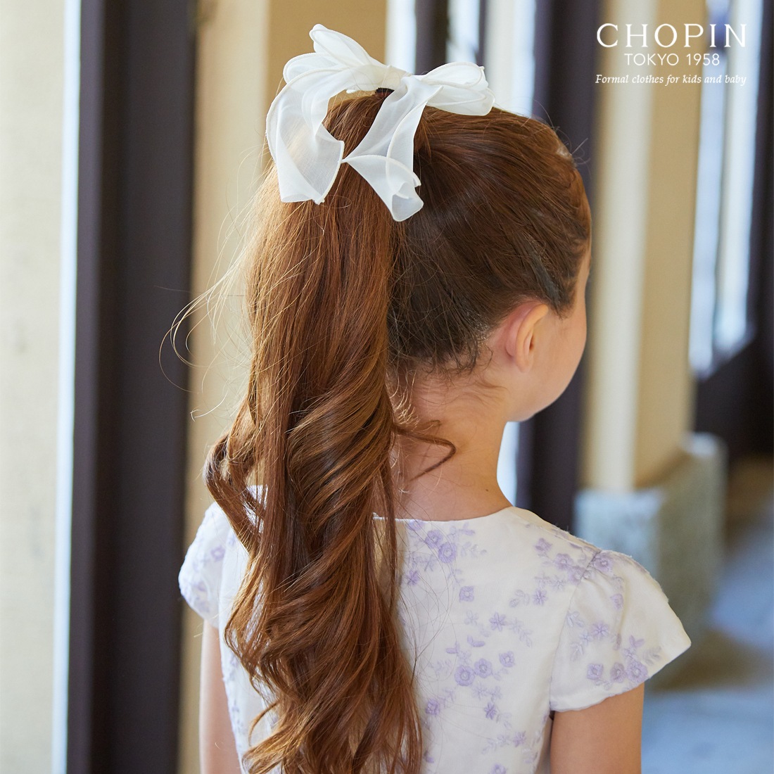 オーガンジーリボンヘアゴム (8290-0041)