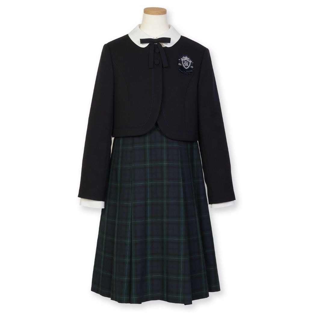 【期間限定45%OFF】【中学受験本番着にも使用可能】ブラックウォッチスーツセット 140 150 160 165cm (8371-2500) CHOPIN/ショパン