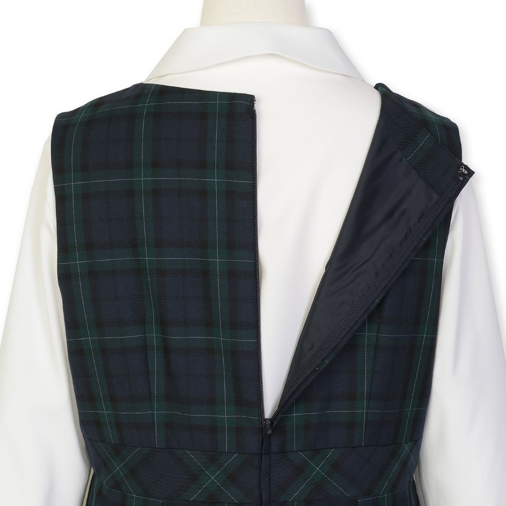 【期間限定45%OFF】【中学受験本番着にも使用可能】ブラックウォッチスーツセット 140 150 160 165cm (8371-2500) CHOPIN/ショパン