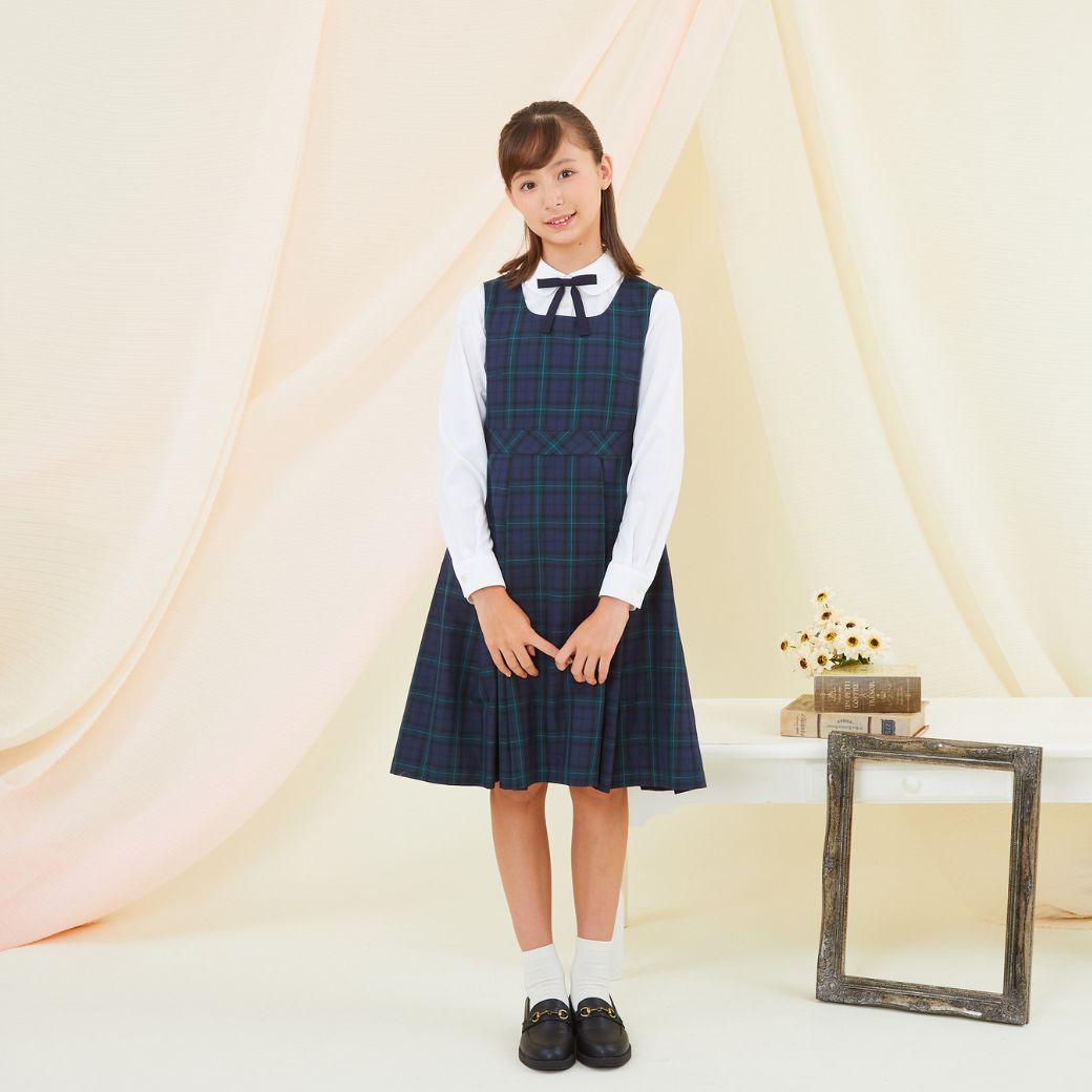 【期間限定45%OFF】【中学受験本番着にも使用可能】ブラックウォッチスーツセット 140 150 160 165cm (8371-2500) CHOPIN/ショパン