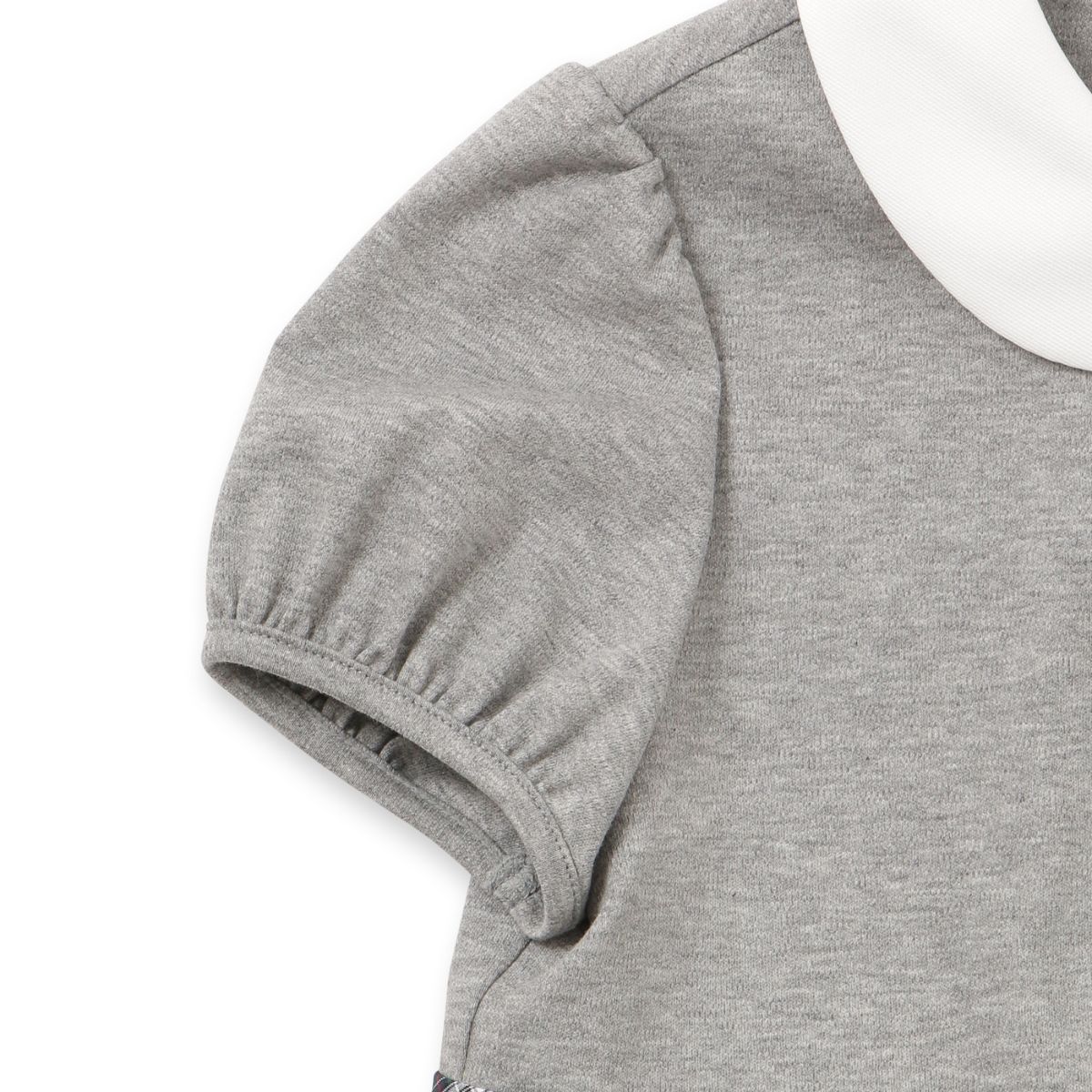 学校説明会 お受験 前開き ワンピース 女の子 半袖 子供服 チェック柄ドッキングワンピース 90 95 100 110 120 130cm (8336-2303) CHOPIN/ショパン