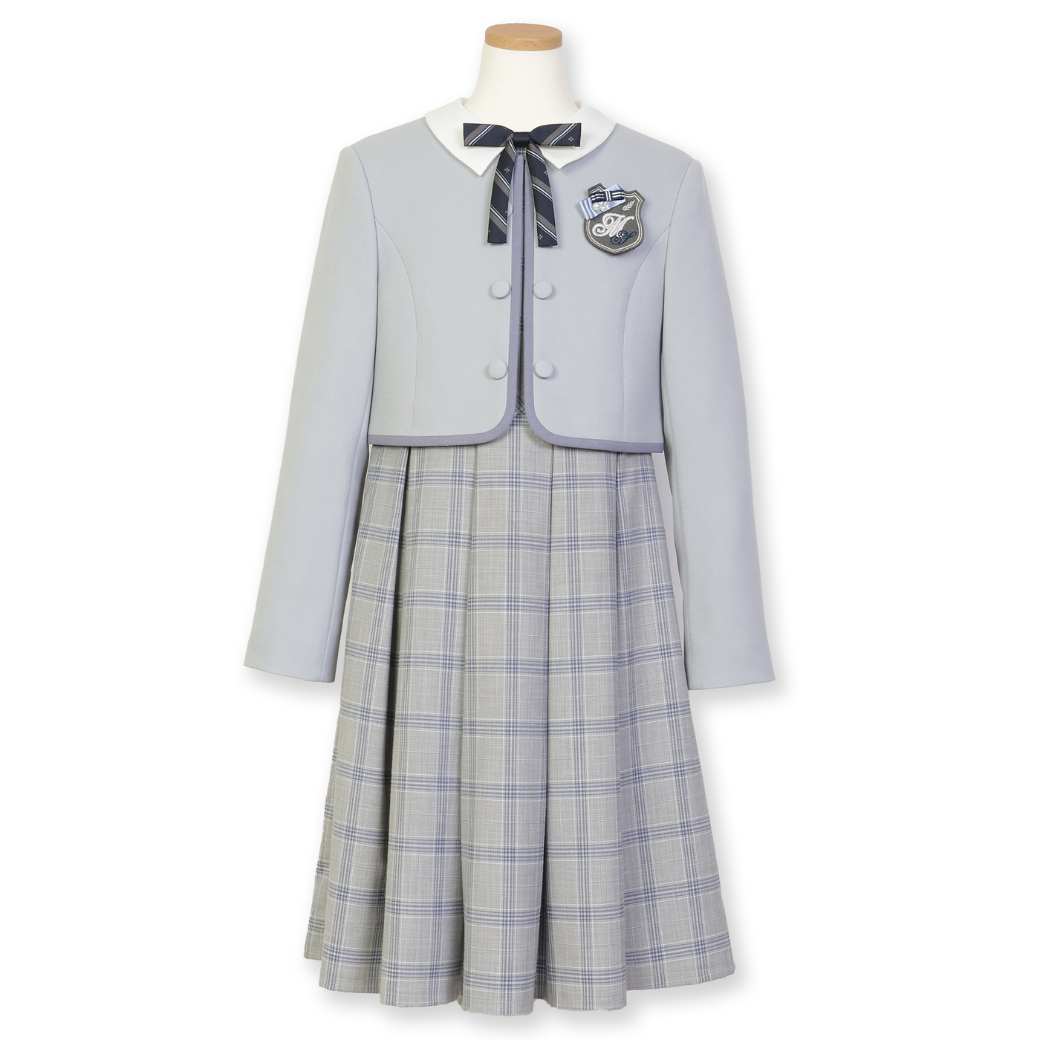 【期間限定47%OFF】ダブルボタンチェックアンサンブル 150 160 165cm (8371-2502) CHOPIN/ショパン