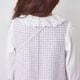 【新色／近日入荷】ポシェット付きファンシーツイードジャンパースカート 110 120 130 140 (2576-7309) CHOPINblue/ショパンブルー