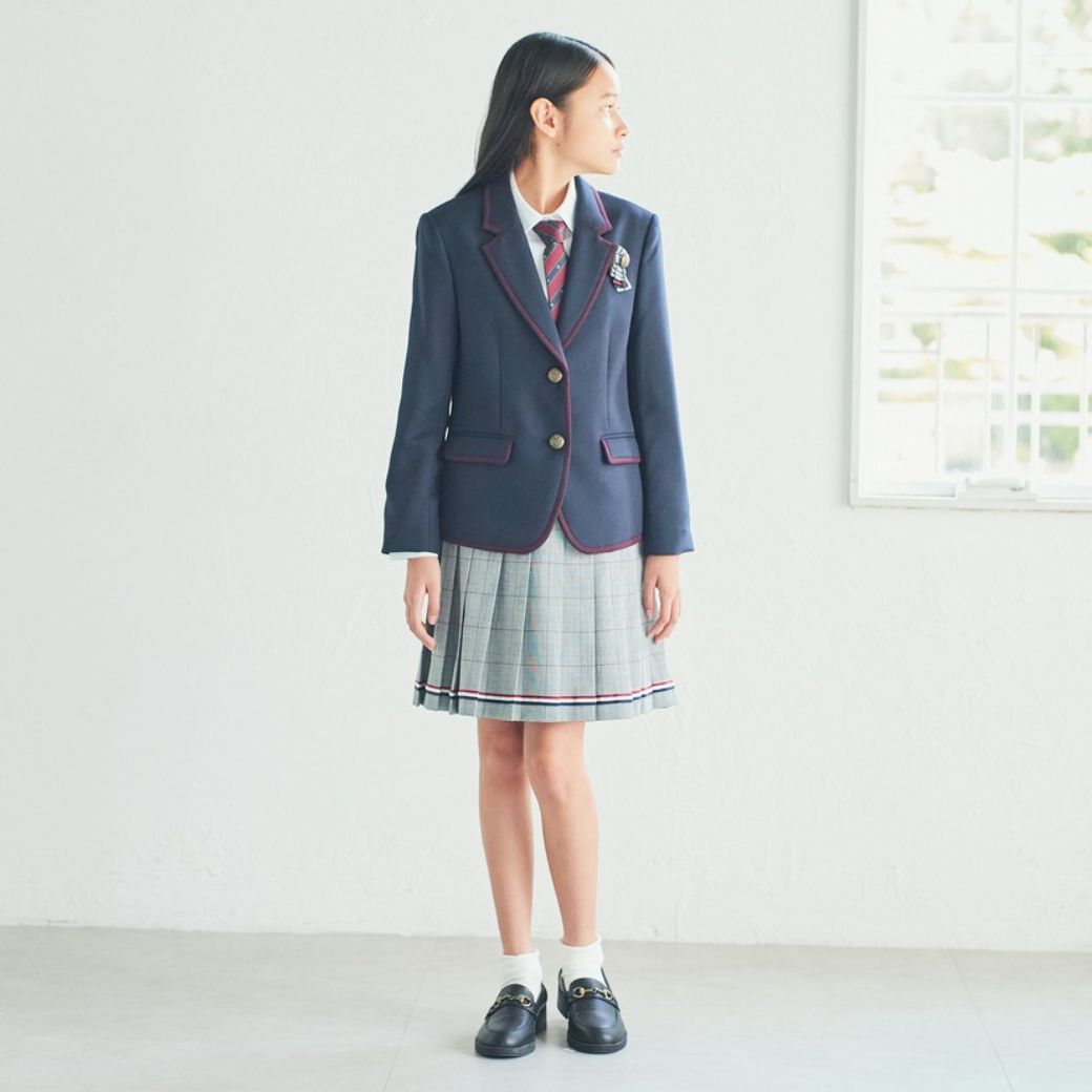パイピングジャケットスクールスーツ 150 160 165cm (4901-2597/2471