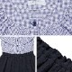 【セール40％OFF】ギンガムチェックケープカラードッキングワンピース 110 120 130cm (2436-7364) CHOPINblue/ショパンブルー