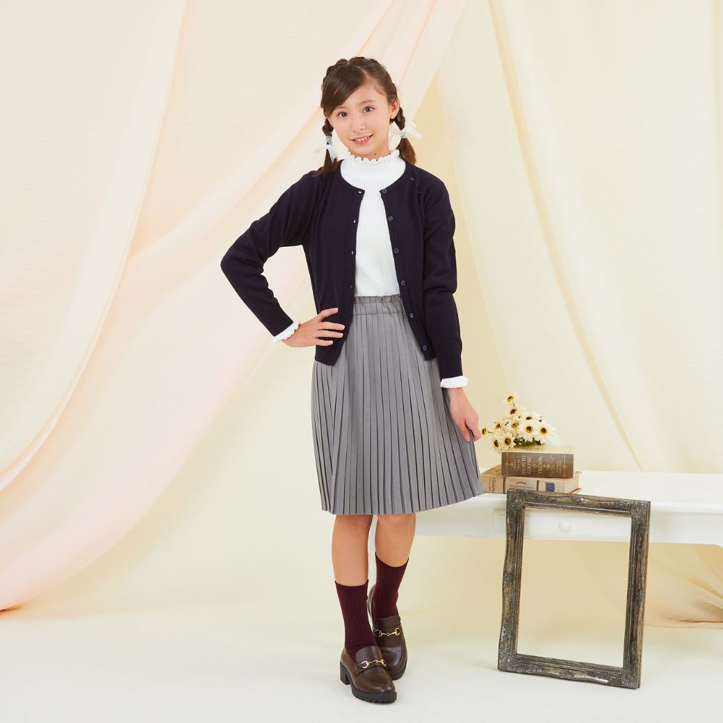 【セール40%OFF】【ジュニア】フリルリブニットトップス 140 150 160cm (8373-8508) CHOPIN/ショパン