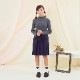 【セール40%OFF】【ジュニア】フリルリブニットトップス 140 150 160cm (8373-8508) CHOPIN/ショパン