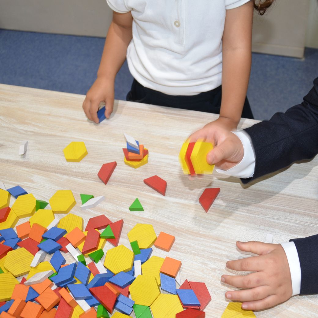 知育玩具 パターンブロック チャイルド社幼児教育部 対象年齢4歳以上(2490-0054/22020c)