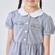 スカラップミニリボンワンピース 80 90 100 110 120 130 140cm (2536-7100　2536-7300　2536-7500) CHOPIN blue/ショパンブルー