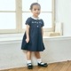 【SUMMERセール20％OFF】スカラップミニリボンワンピース 80 90 100 110 120 130 140cm (2536-7100-7300-7500)