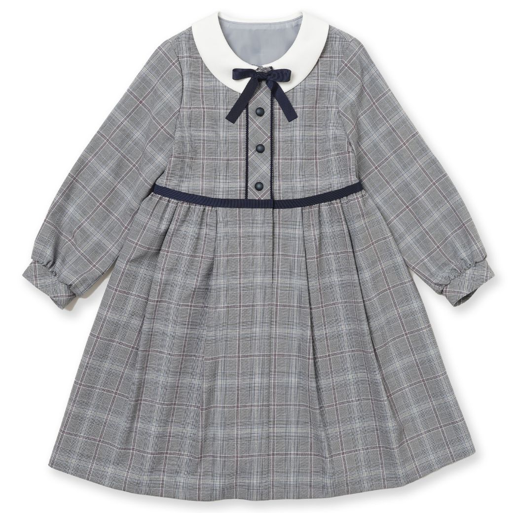 【セール38%OFF】グレンチェックワンピース 100 110 120 130cm (8376-8300) CHOPIN/ショパン