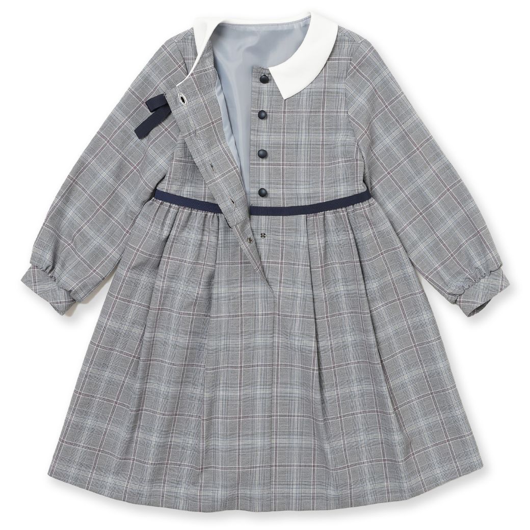 【セール38%OFF】グレンチェックワンピース 100 110 120 130cm (8376-8300) CHOPIN/ショパン