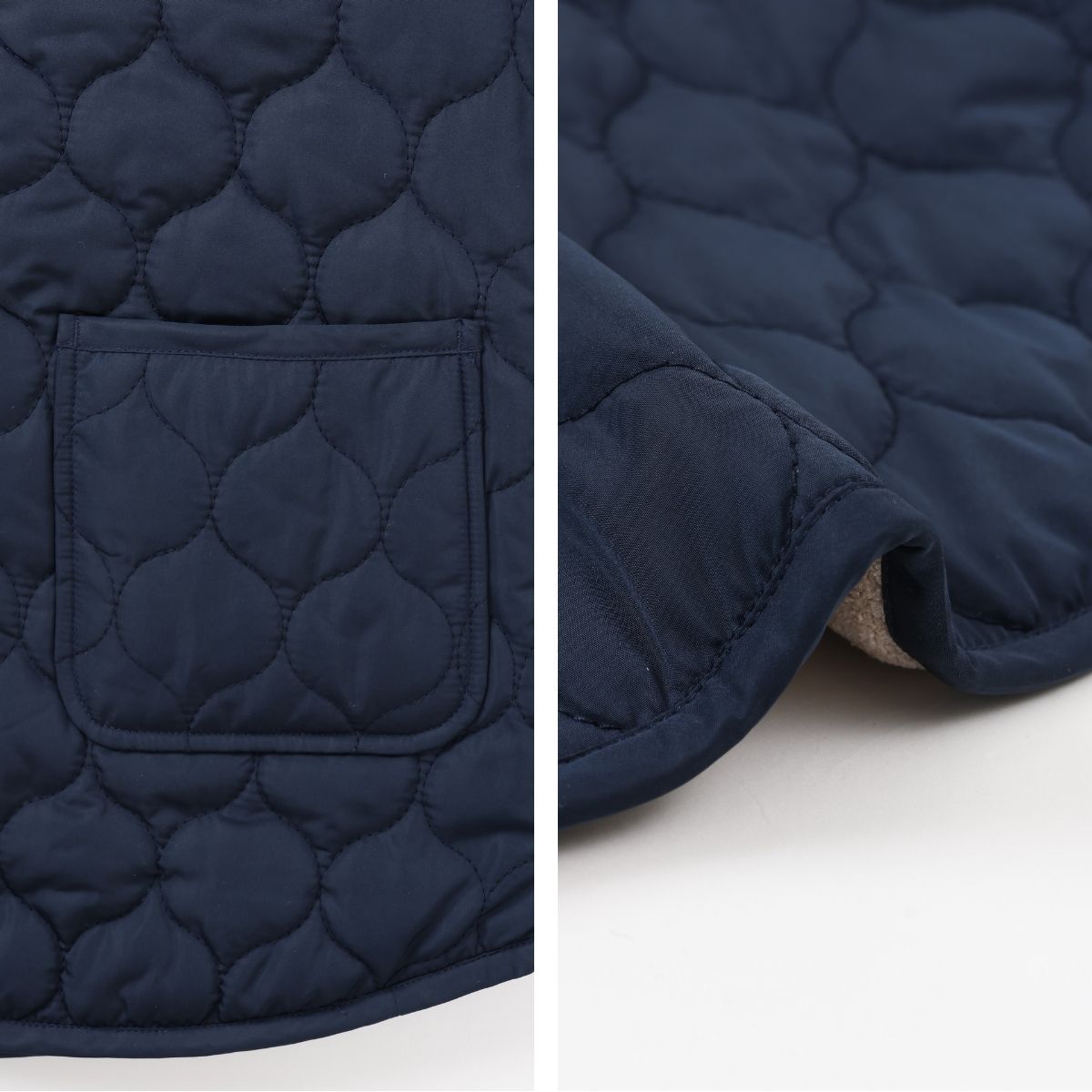 NEW【セール10%OFF】サークルキルトリバーシブルジャケット 110 120 130 140cm (2572-7314) CHOPINblue/ショパンブルー