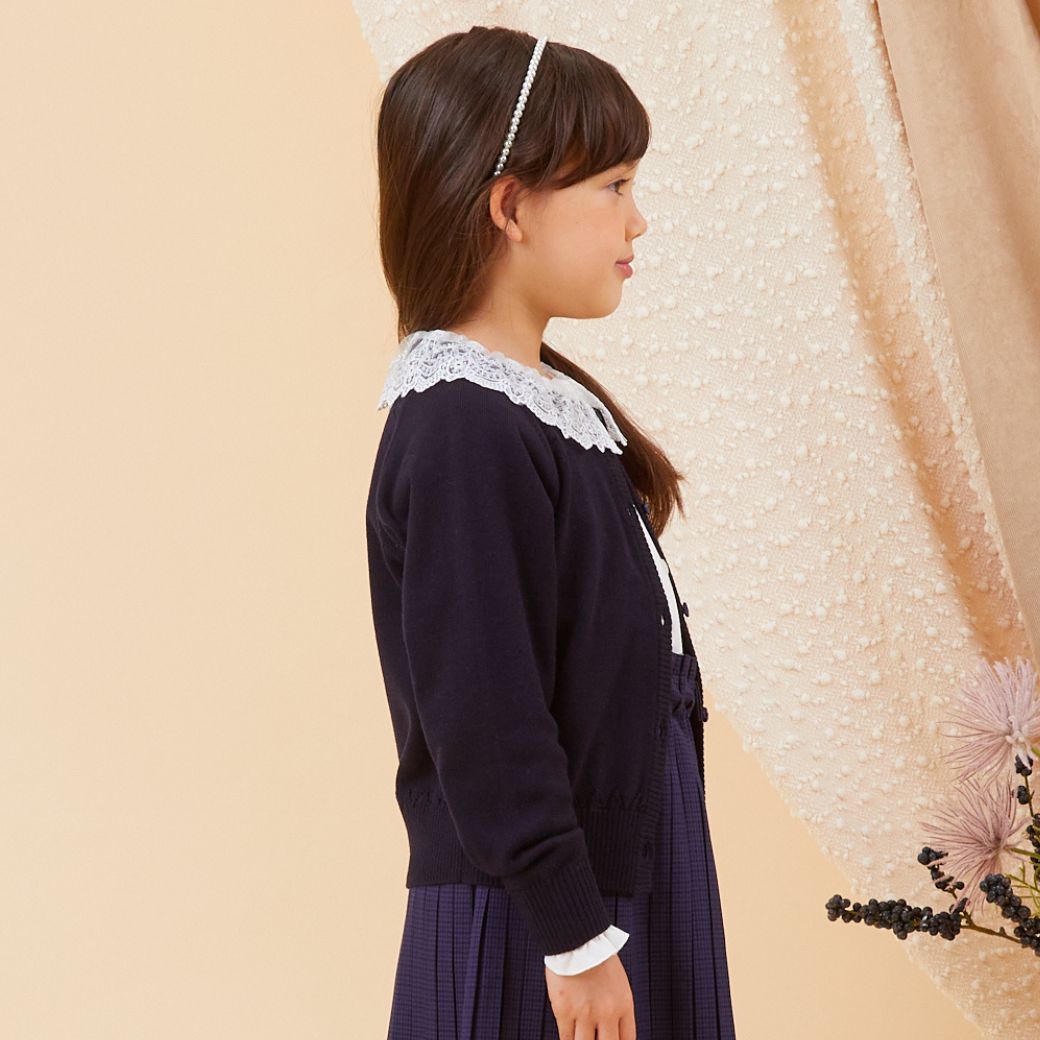 【SALE30%OFF】【キッズ】アイレットカーディガン 100 110 120 130cm (8377-8310) CHOPIN/ショパン