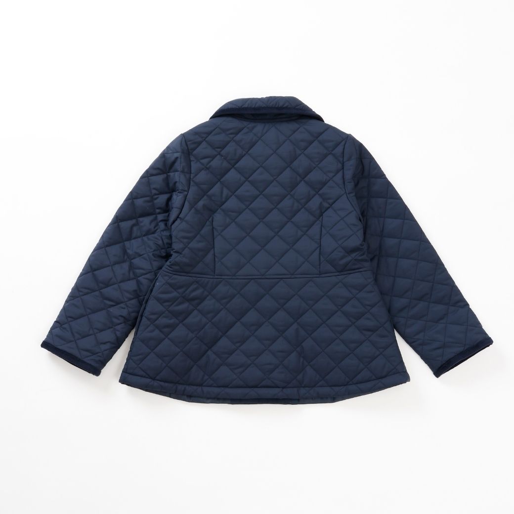 ダイヤキルトWブレストショートコート 100 110 120 130 140cm (2572-7316) CHOPIN blue/ショパン ブルー