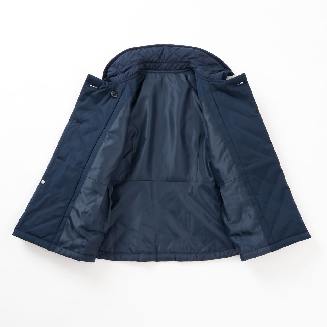 ダイヤキルトWブレストショートコート 100 110 120 130 140cm (2572-7316) CHOPIN blue/ショパン ブルー