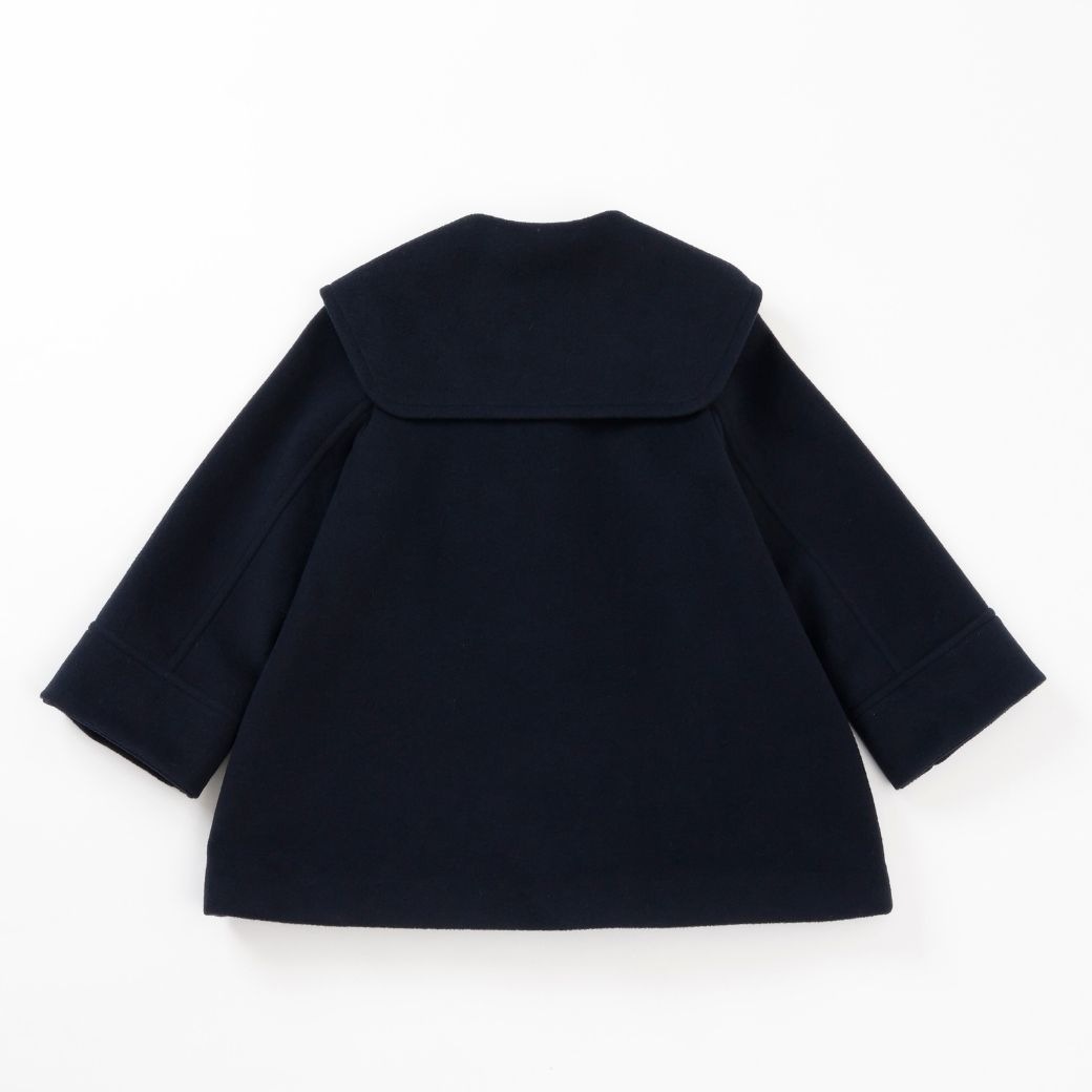 BIGカラーAラインコート 100 110 120 130 140cm (2572-7317) CHOPIN blue/ショパン ブルー