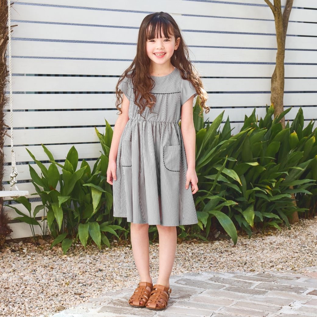 CFCL キッズワンピース　サイズ5 美品 CFCL kids ワンピース サイズ5 CFCL】ペットボトル20本分の
