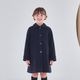 【キッズ】ラグランスリーブステンカラーコート 110 120 130cm (2572-7318) CHOPIN blue/ショパンブルー