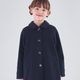 【キッズ】ラグランスリーブステンカラーコート 110 120 130cm (2572-7318) CHOPIN blue/ショパンブルー
