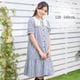 【CLEARANCEセール50％OFF】ビックカラーギンガムチェックワンピース 120 130 140 150 160cm （2536-7506） CHOPINblue/ショパン ブルー