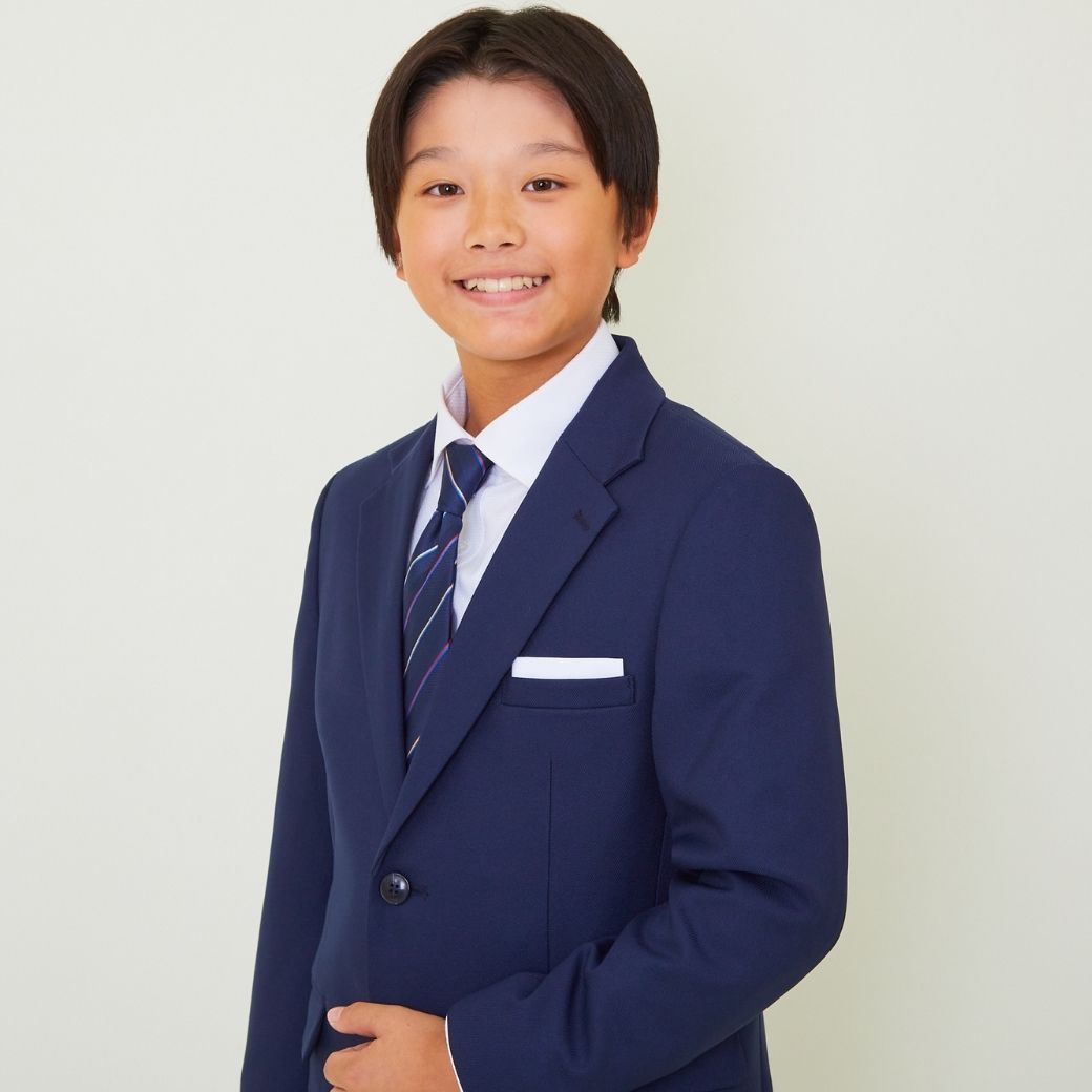 【B体・スポーツを頑張るお子様へ】シャドーストライプスーツ 150S(B体) 160S(B体) 170S(B体) (8371-5605) CHOPIN/ショパン