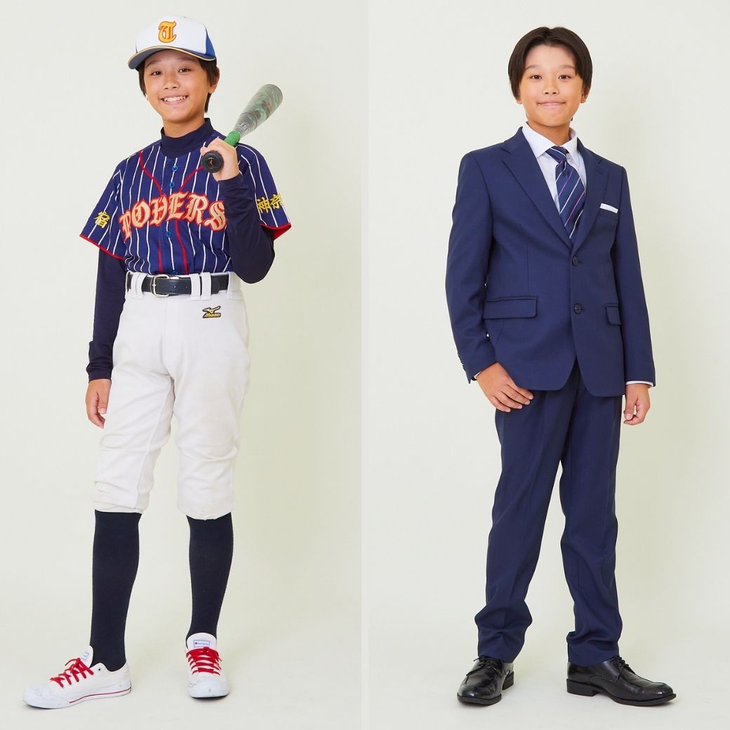 【B体・スポーツを頑張るお子様へ】シャドーストライプスーツ 150S(B体) 160S(B体) 170S(B体) (8371-5605) CHOPIN/ショパン