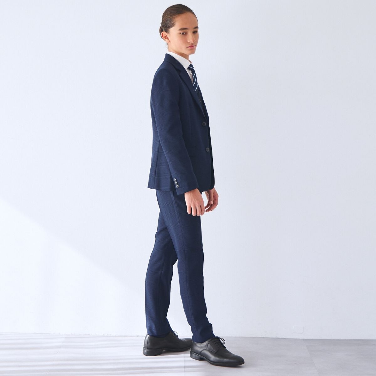 グレンチェックスリーピーススーツセット 7点セット 150 160 170cm