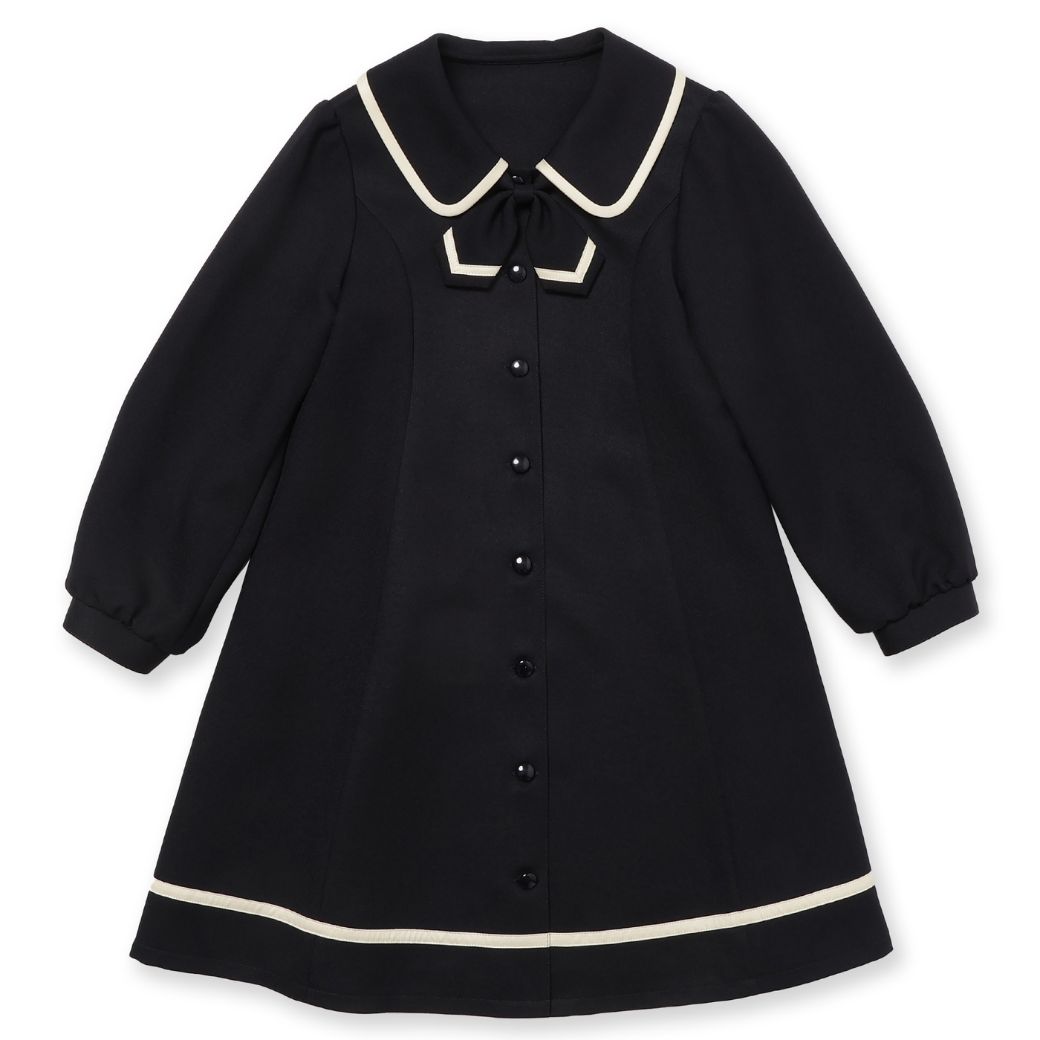 NEW【セール55%OFF】パイピングワンピース 100 110 120 130 140cm (2376-2356) CHOPINblue/ショパン ブルー